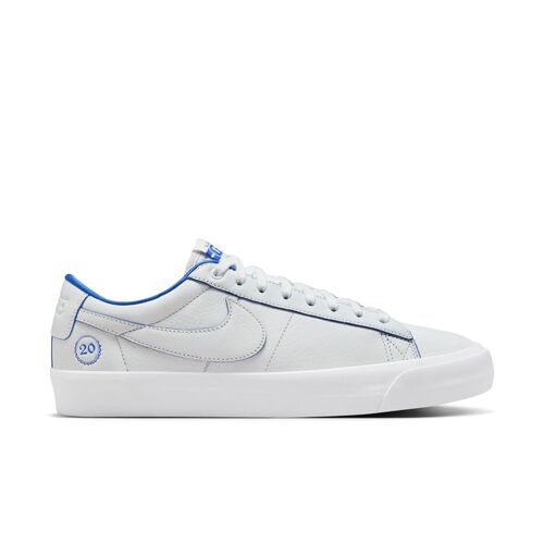 Nike SB Blazer Low Pro Premium GT Summit White 20 year Skateboard Shoes