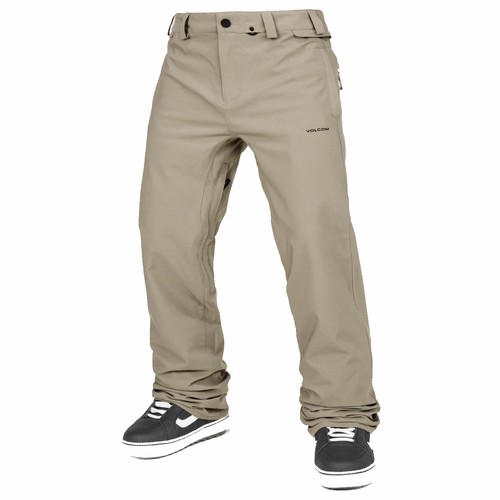 Volcom Freakin Snow Chino Chestnut Brown Mens 15K 2025 Snowboard Pants [Size: Small]