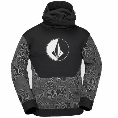 Volcom Hydro Black Mens Snow Riding Hoodie