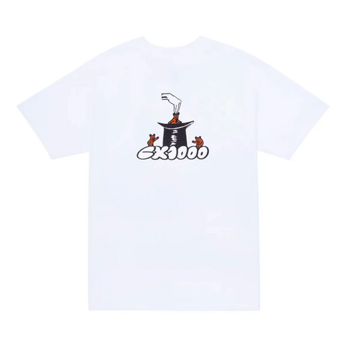 GX1000 Bear In Hat White Mens Tee [Size: Medium]