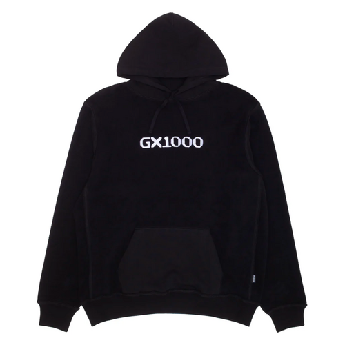 GX1000 OG Logo Inside Out Black Mens Hoodie [Size: Large]