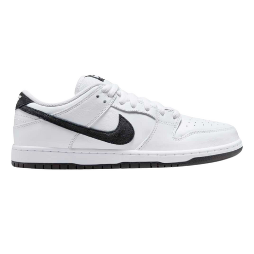 Nike SB Dunk Low Pro White Black White Unisex Skate Shoes