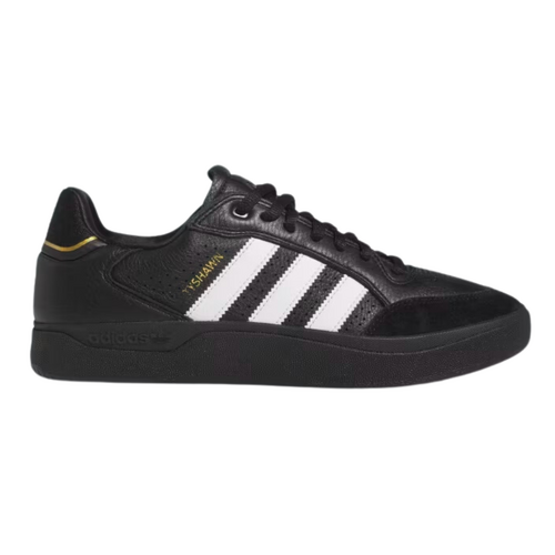 Adidas Tyshawn Low Black White Gold Mens Skateboard Shoes [Size: 9]