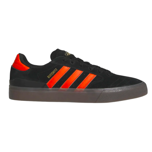 Adidas Busenitz Vulc II Black Orange Gum Unisex Skateboard Shoes [Size: 10]