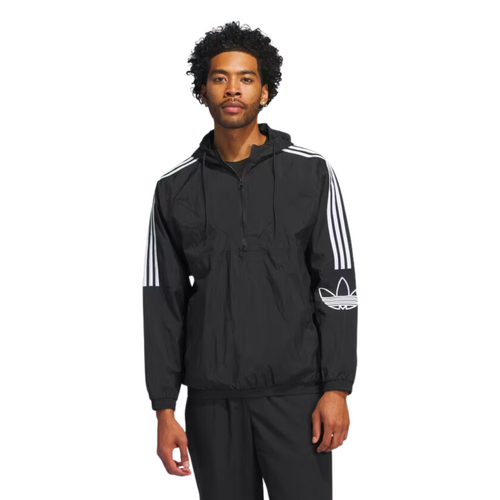 Adidas Skateboarding Classic Black Anorak Jacket [Size: Medium]