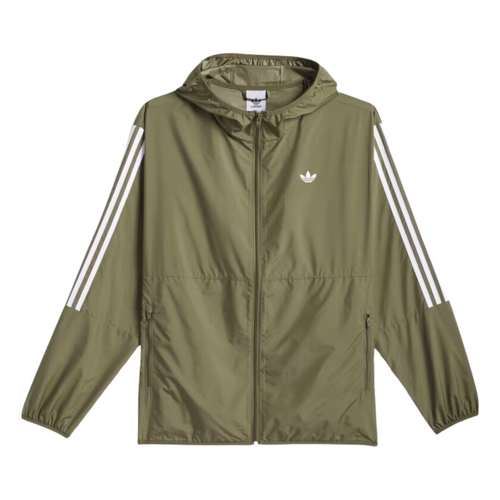 Adidas Skateboarding Windbreaker Olive Strata White Unisex Jacket