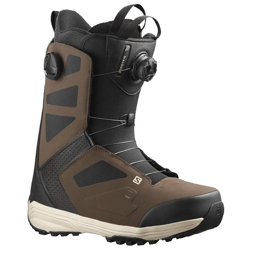 Salomon Dialogue Dual Boa Brown Mens 2023 Snowboard Boots