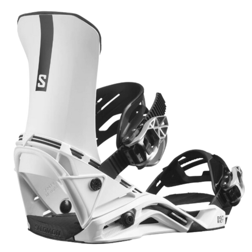 Salomon District White Mens 2024 Snowboard Bindings