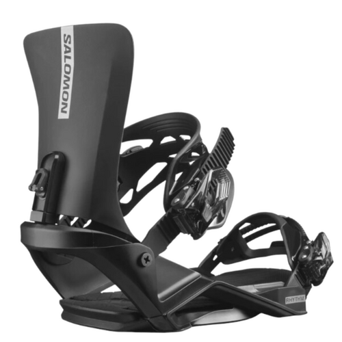 Salomon Rhythm Black Unisex 2024 Snowboard Bindings