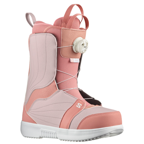 Salomon Pearl Boa Ash Rose Lilac Womens 2024 Snowboard Boots [Size: 7]