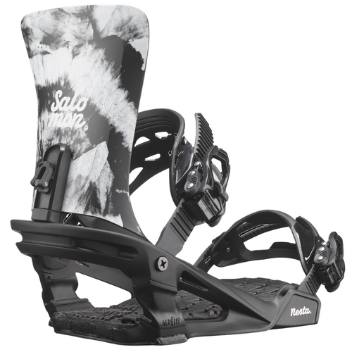 Salomon Nesta Black Womens 2024 Snowboard Bindings [Size: Medium]