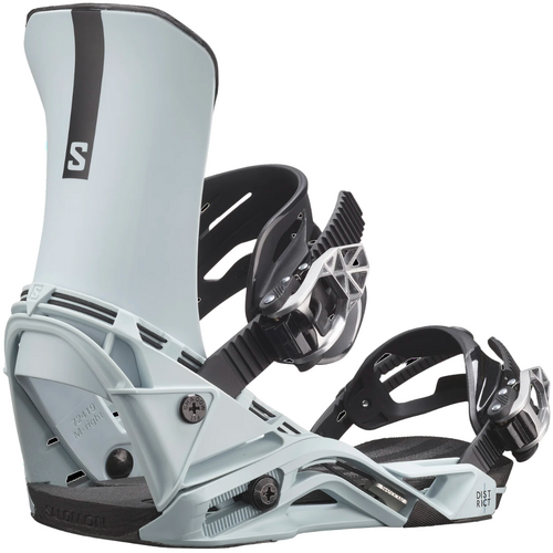 Salomon District Sterling Blue Mens 2024 Snowboard Bindings [Size: Large]