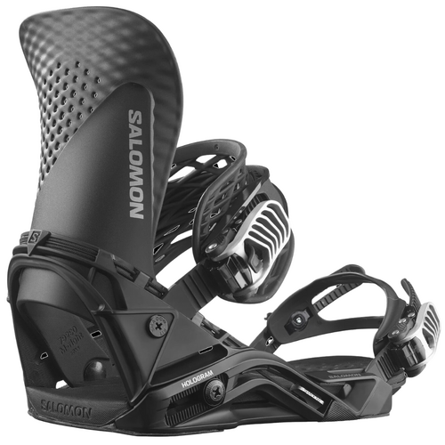 Salomon Hologram Black Unisex 2024 Snowboard Bindings [Size: Medium]