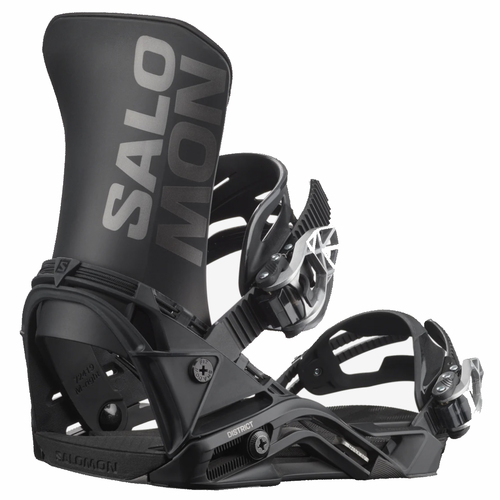 Salomon District Black Mens 2025 Snowboard Bindings