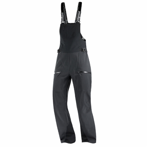 Salomon Absolute Bib Deep Black 20k Womens Snow Bib