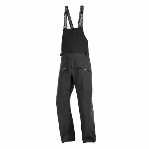 Salomon Absolute Bib Deep Black 20k Mens Snow Bib