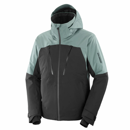 Salomon Brilliant Deep Black Atlantic 20k Mens Snow Jacket