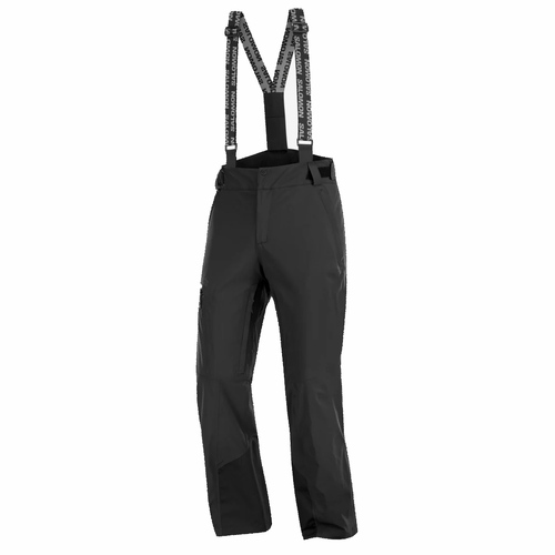 Salomon Brilliant Deep Black Mens Snow Pants Ski Snowboard