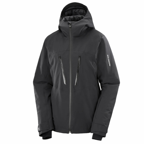 Salomon Brilliant Deep Black 20k Womens Snow Jacket