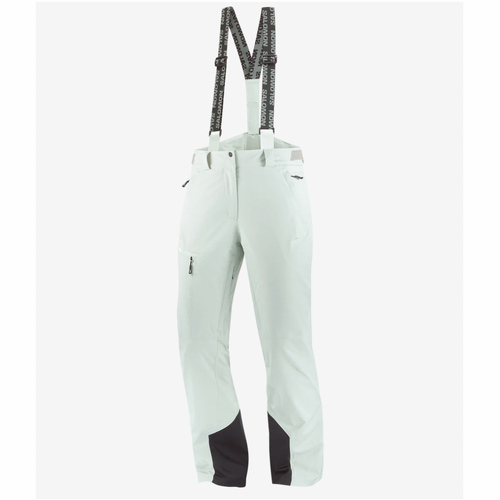 Salomon Brilliant Misty Blue Womens Snow Pants Ski Snowboard