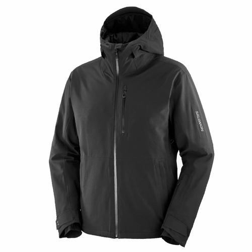 Salomon Highland Deep Black Mens Snow Jacket