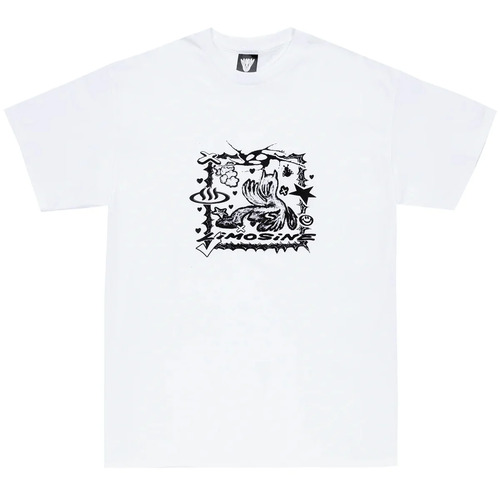 Limosine Skateboards Goonie White Mens Short Sleeve Tee [Size: Medium]