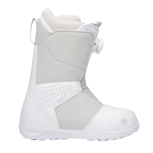 Nidecker Sierra W White Grey Womens 2024 Snowboard Boots [Size: 6]