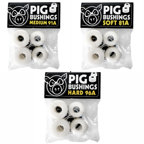 Pig White Skateboard Bushings