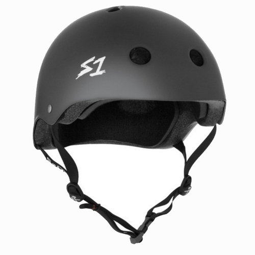 S1 Lifer Certified Matte Dark Grey Skateboard Helmet