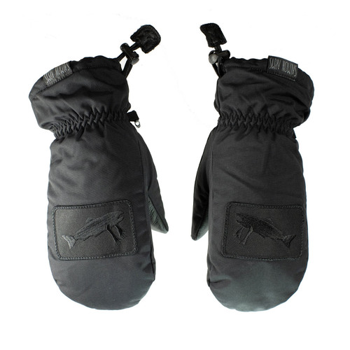 Salmon Arms Logo Black Classic Snowboard Mitts