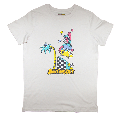 Sweetheart Comp Flamingo Off White Kids Tee