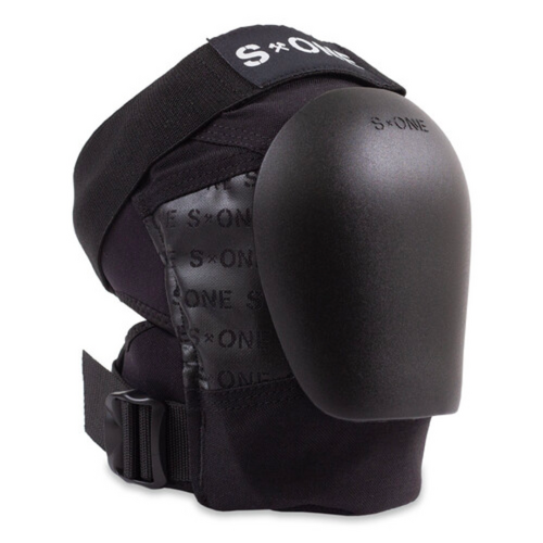 S1 Gen 4.5 Black Caps Adults Pro Knee Pads