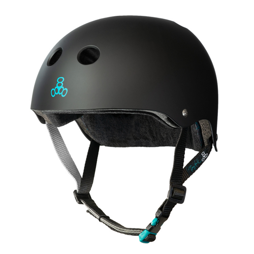 Triple Eight 888 THE Certified Sweatsaver Tony Hawk Black Multi-Sport Helmet