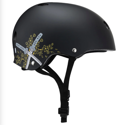 Triple Eight 888 THE Certified Sweatsaver Sky Brown Black Multi-Sport Helmet