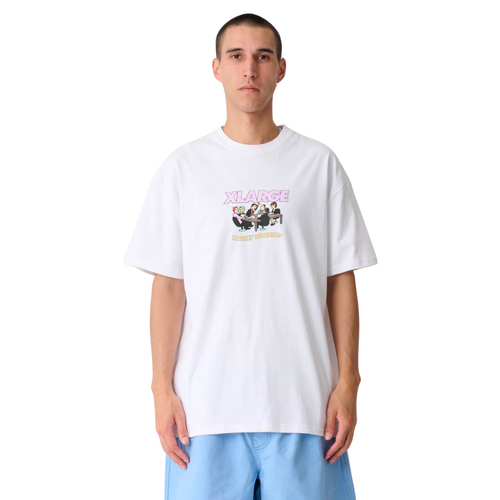 XLarge Hardly Working White Short Sleeve Tee