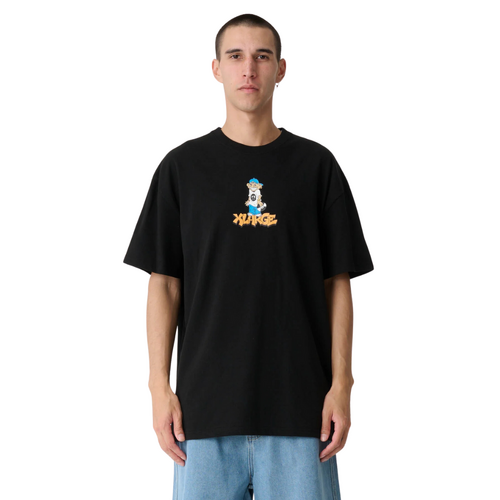 XLarge Peace Man Black Short Sleeve Tee