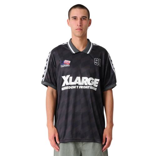 XLarge Football Black Short Sleeve Jersey Tee